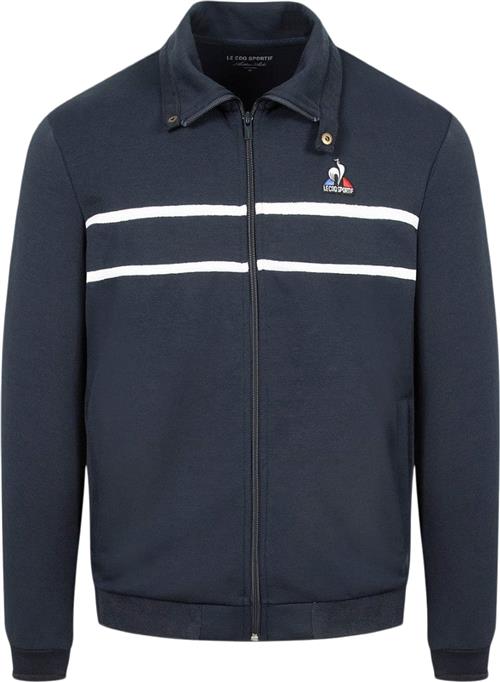 Se Le Coq Sportif Tennis Fullzip Sweatshirt Mand Ingen Fleece Str S - Bomuld hos Magasin ved Magasin