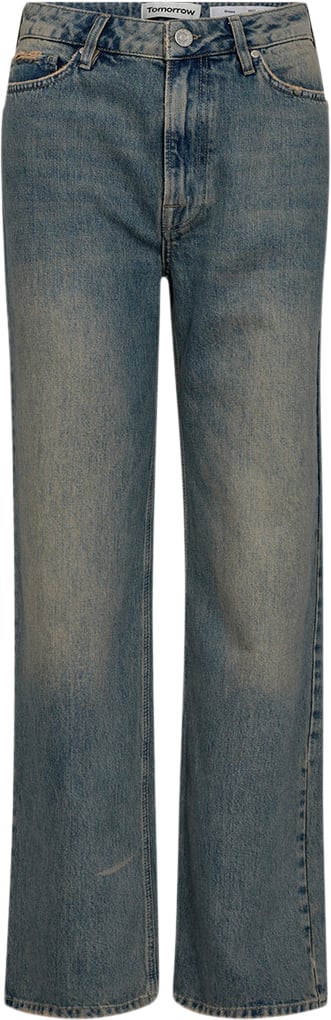 Tomorrow Trwbrown Jeans Wash Douglas Kvinde Denim Blue Straight Jeans Str 28 / 32 - Bomuld hos Magasin