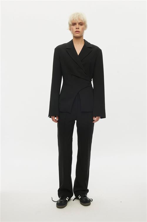 Oval Square Delight Blazer Kvinde Black Blazere Str S - hos Magasin