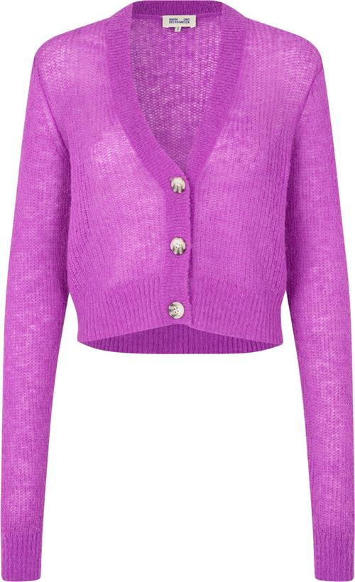 Baum und Pferdgarten Caya Kvinde Knockout Purple Cardigans Str L - hos Magasin