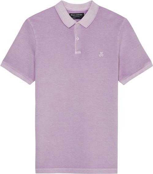 Se Marc O’Polo Poloshirt, Short Sleeve, rib Collar Mand Lilac Lust Kortærmede Poloer Str XXL - hos Magasin ved Magasin