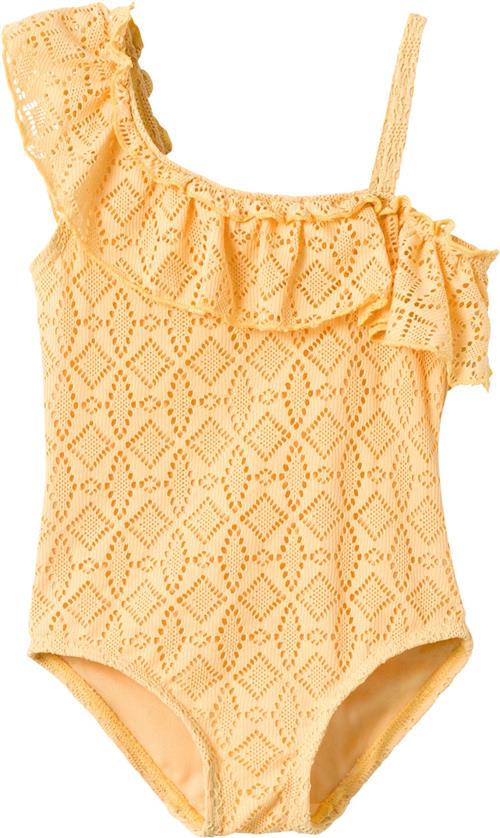 Lil' Atelier Nmffannie Swimsuit LIL Str 92 - Sahara Sun Badedragter hos Magasin