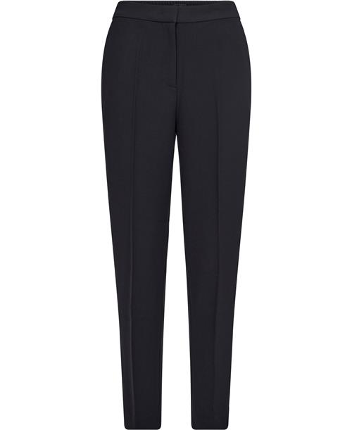 Se Soaked in Luxury Slnewtona Pants Kvinde Dark Navy Bukser Med Smalle Ben Regular Fit Str L - hos Magasin ved Magasin