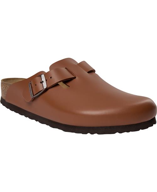 Se Birkenstock Boston NL Mand Ginger Brown Sandaler Str 41 - hos Magasin ved Magasin