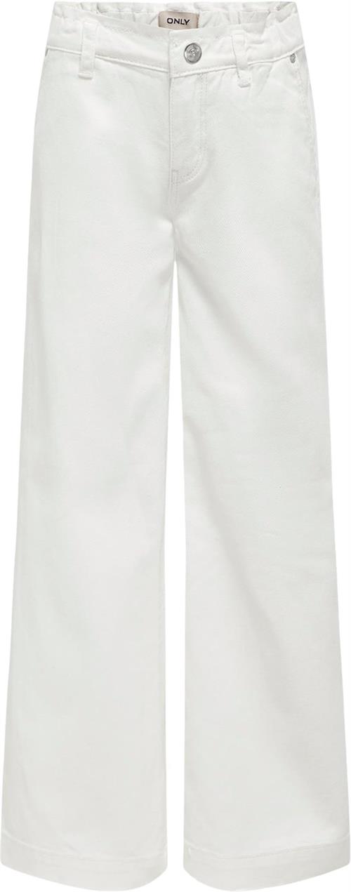 ONLY Kogcomet Wide DNM Guo020 Str 152 - White Jeans Denim hos Magasin