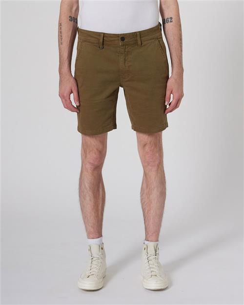 Neuw Denim Cody Workwear Short Copper Mand Brown Chino Shorts Str 33 - hos Magasin