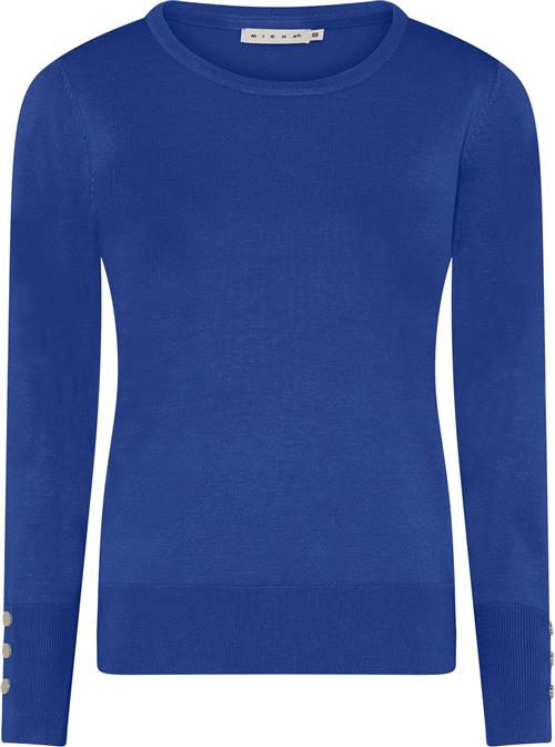 Micha BB Jumper_Bbspringviscoseknit Kvinde Regat Blue Sweaters Str S - hos Magasin