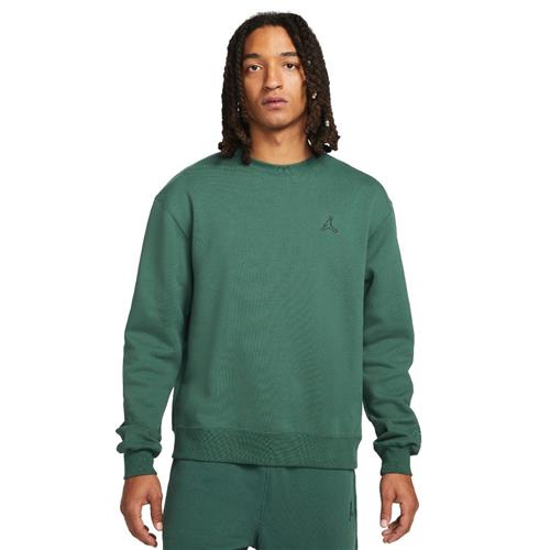 Nike Jordan Essentials Fleece Sweatshirt Mand Green Sweatshirts Str L - Bomuld hos Magasin