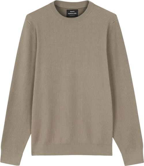 Se Mads Nørgaard - Copenhagen Tight Cotton Emil Knit Mand Brun Sweaters Str S - hos Magasin ved Magasin