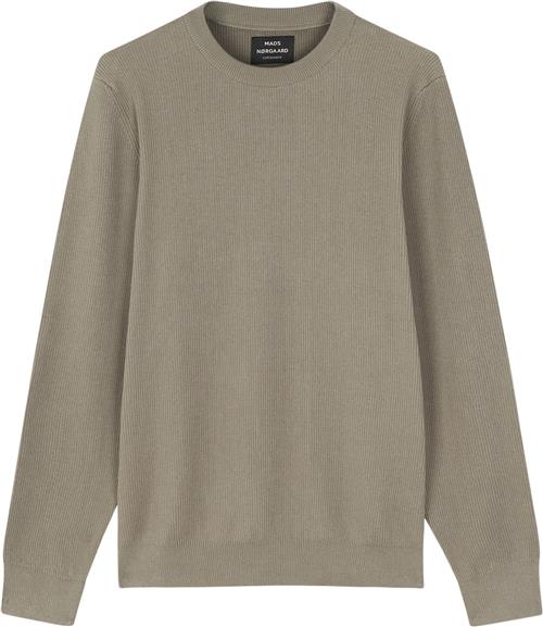 Se Mads Nørgaard - Copenhagen Tight Cotton Emil Knit Mand Brun Sweaters Str XXL - hos Magasin ved Magasin