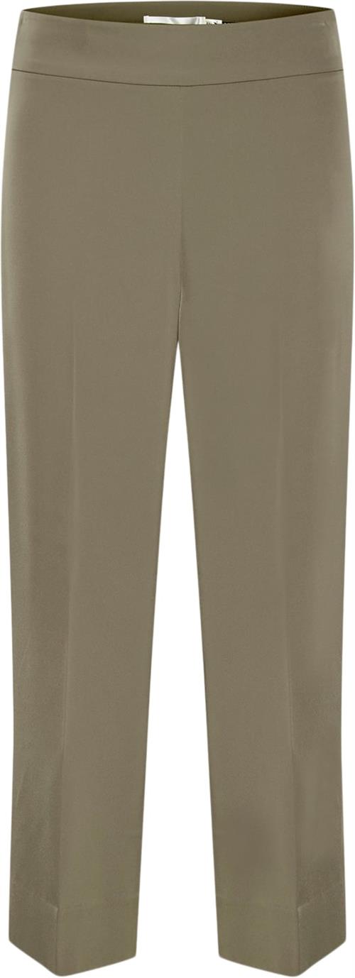 Se InWear Zhen Culotte Pant Kvinde Sandy Grey Bukser Med Lige Ben Regular Fit Str 38 - hos Magasin ved Magasin