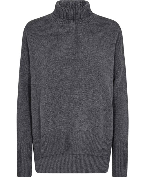 Se Lisa Yang Heidi Sweater Kvinde Graphite Rullekraver Relaxed Fit Str M/L - hos Magasin ved Magasin