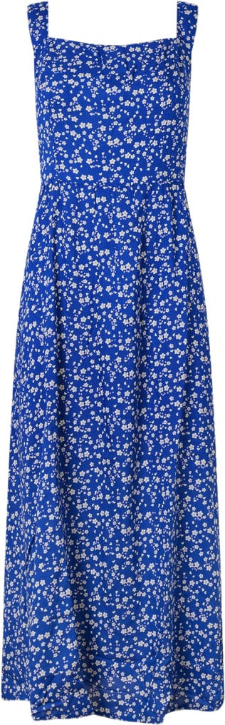 Lollys Laundry Evangelinell Midi Dress SL Kvinde Flower Print Midi Kjoler Str XS - hos Magasin