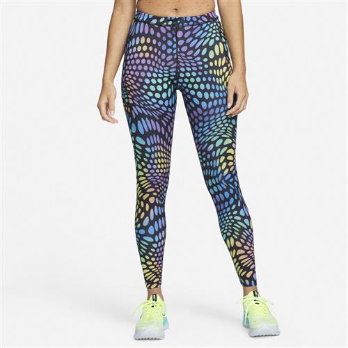 Nike Dri Fit Run Division Mid Rise Lobetights L - Tights Polyester hos Magasin