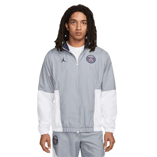 Nike Paris Saintgermain Jacket Mand Grey Sweatshirts Str S - Polyester hos Magasin