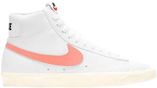 Nike Blazer mid '77 Kvinde White Sneakers Str 37.5 - Læder hos Magasin