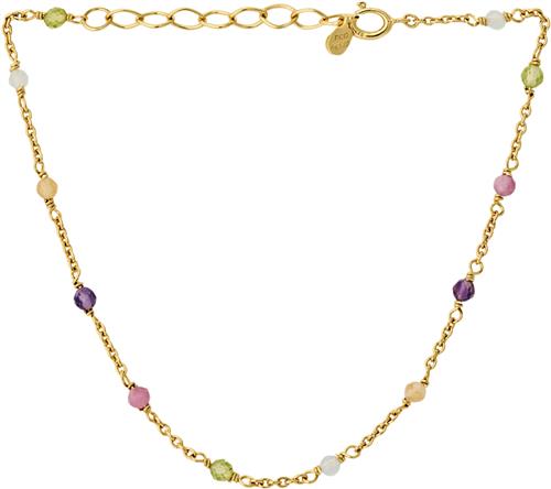 Pernille Corydon Jewellery Rainbow Bracelet Adj. 1619 cm - Perlearmbånd hos Magasin