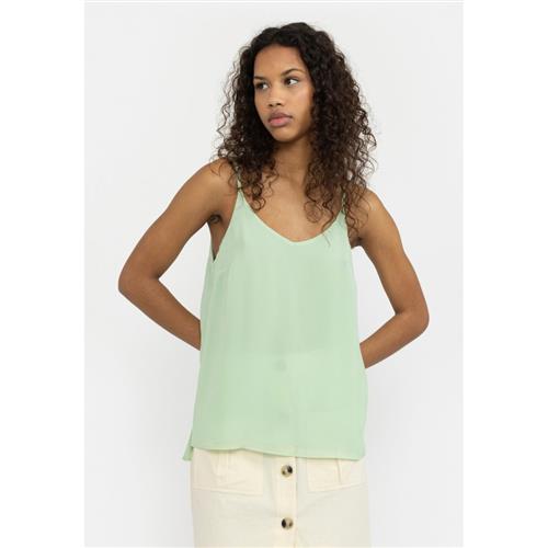 Soft Rebels Srfrida Top GRS Kvinde Quiet Green Tanktoppe Str XL - hos Magasin