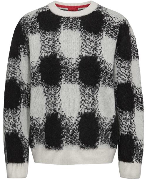 HUGO Shequer Kvinde Natural Sweaters Str M - hos Magasin