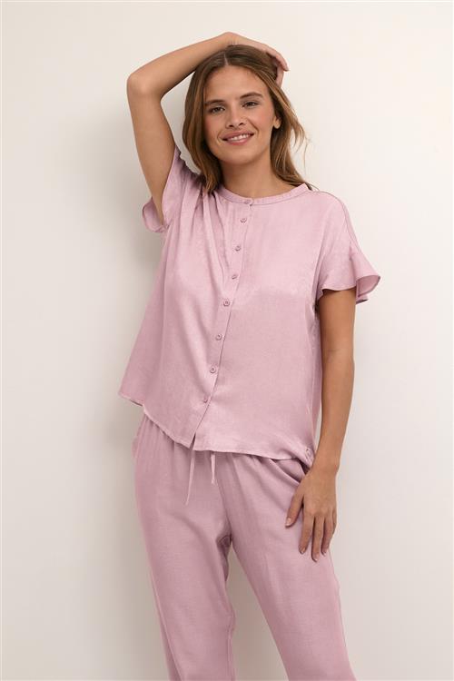 Cream Crsiran Shirt Kvinde Light Rose Kortærmede Bluser Str 42 - hos Magasin