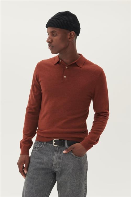 Se Matinique Maklint Mand Cambridge Brown Melange Sweaters Regular Fit Str S - hos Magasin ved Magasin