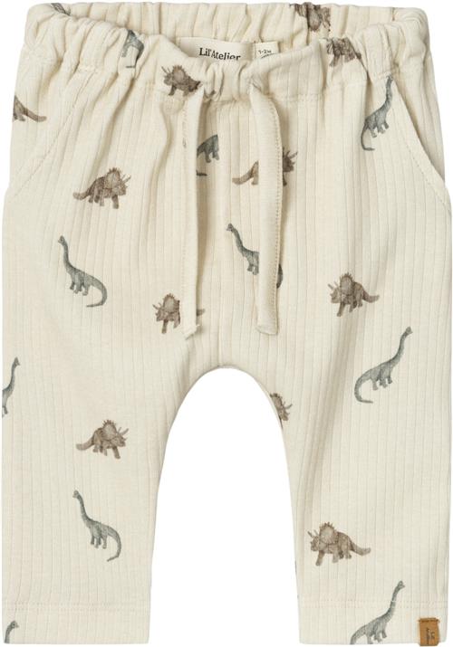 Se Lil' Atelier Nbmgio BAM RLX Pant LIL Str 68 - Birch/aop Bukser hos Magasin ved Magasin