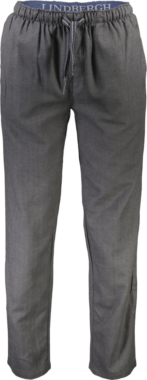 Se Lindbergh Soft Heeringbone Pajamas Pants L - Natbukser Bomuld hos Magasin ved Magasin