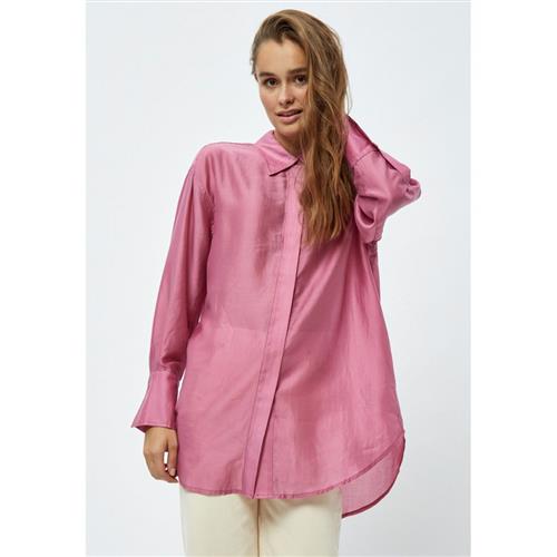 Minus Meredy Shirt Kvinde Super Pink Langærmede Skjorter Str 40 - hos Magasin