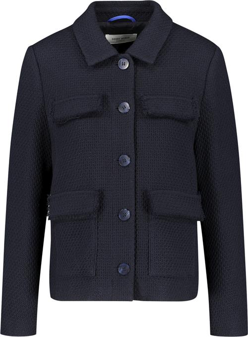 Gerry Weber Blazer Long Sleeve Kvinde Navy Blazere Str 40 - hos Magasin