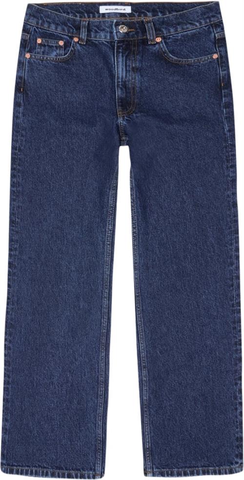 Woodbird Carla 90s Rinse Jeans Kvinde 90sblue Boyfriend Jeans Str 27 / 33 - Bomuld hos Magasin