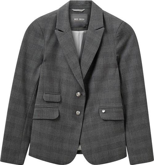 Mos Mosh Mmblake Kimi Blazer Kvinde Sharkskin Blazere Str 42 - hos Magasin