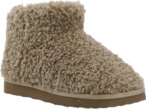 Bianco Biasnow Ankle Boot Faux Shearling Kvinde Taupe Vinterstøvler Str 39 - hos Magasin