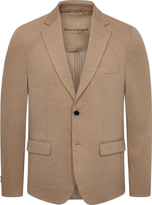 Bruun & Stengade BS Marne Classic Fit Blazer Mand Sand Blazere Str 52 - hos Magasin