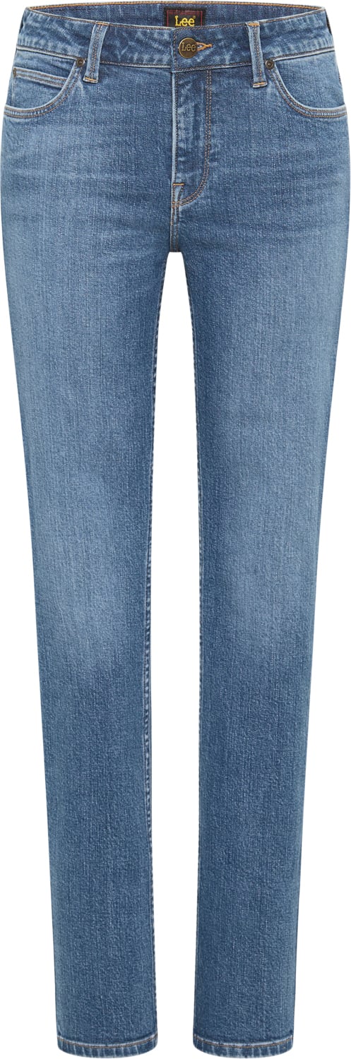 Lee Elly Kvinde Blå Skinny Jeans Slim Fit Str 31 31 - Bomuld hos Magasin