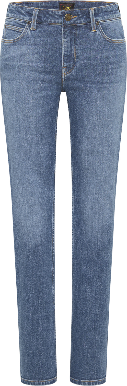 Lee Elly Kvinde Blå Skinny Jeans Slim Fit Str 26 31 - Bomuld hos Magasin