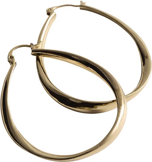 Se MANGO Oval Hoop Earrings U - Creoler hos Magasin ved Magasin