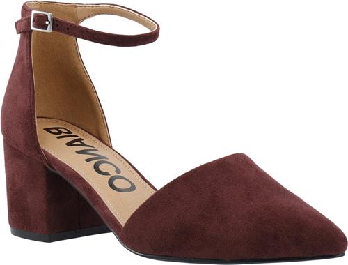 Se Bianco Biadevived Pump Micro Suede Kvinde Burgundy Pumps & Stiletter Str 39 - hos Magasin ved Magasin