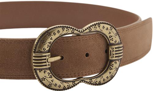 Se MANGO Buckle Leather Belt S - Bælter Læder hos Magasin ved Magasin