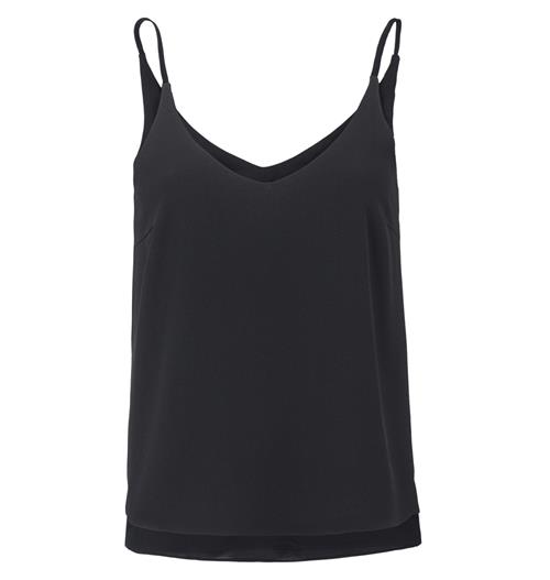 Soft Rebels Frida Top Kvinde Black Tanktoppe Str XL - hos Magasin