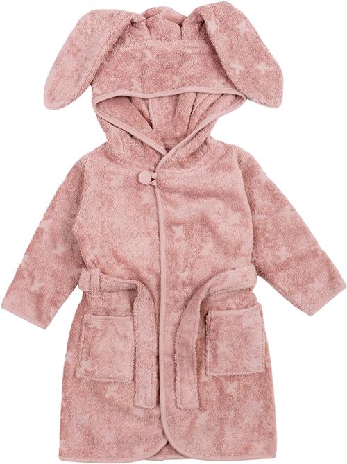 Müsli by Green Cotton Bathrobe Bunny Str 80/86 - Rose Sugar Morgenkåber Bomuld hos Magasin