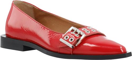 Se Bianco Biavictoria Buckle Ballet Flat Nappalak Kvinde Red Nappalak Ballerinaer Str 40 - hos Magasin ved Magasin