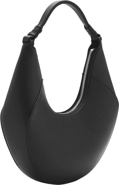 MANGO Leathereffect Shoulder bag U - Skuldertasker Læder hos Magasin