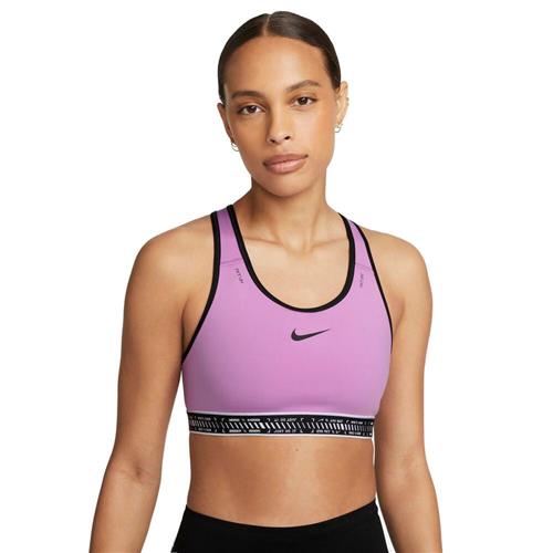 Nike Dri Fit Swoosh On The Run Medium Support Sports Bh M. Lomme S - Sports Bh'er hos Magasin