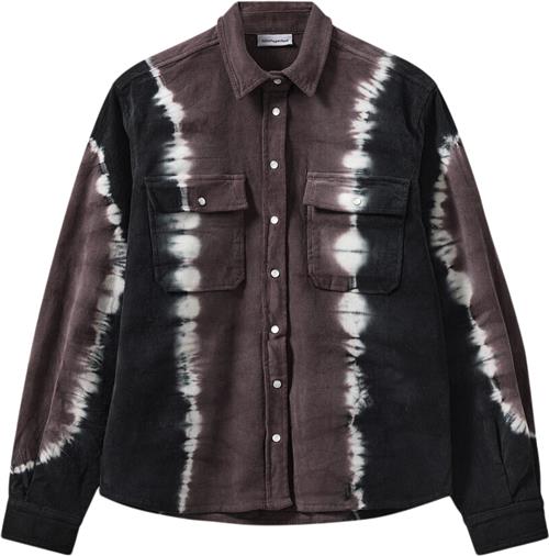 H2OFAGERHOLT Sao Paolo Shirt Kvinde Black Tie Dye Langærmede Skjorter Str S - Bomuld hos Magasin