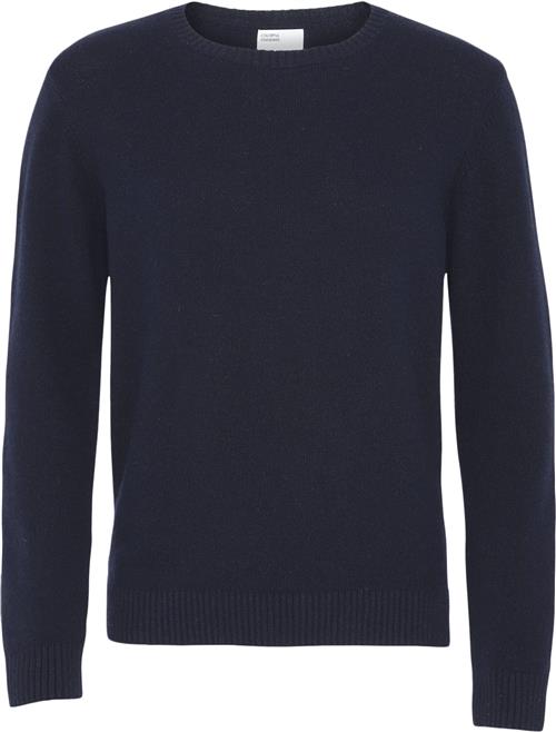 Colorful Standard Merino Wool Crew Kvinde Navy Blue Sweaters Unisex Fit Str S Merino - hos Magasin