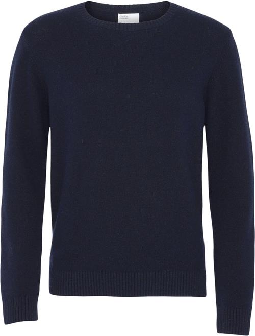 Colorful Standard Merino Wool Crew Kvinde Navy Blue Sweaters Unisex Fit Str M Merino - hos Magasin