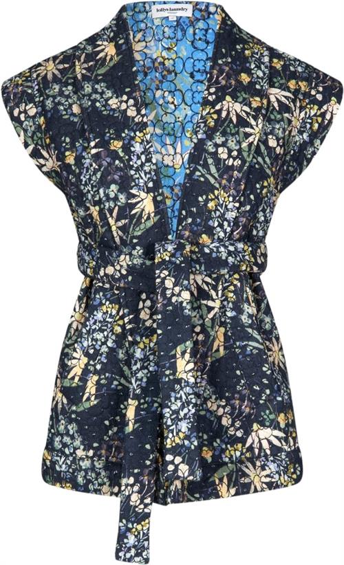 Lollys Laundry Celiall Vest Kvinde Flower Print Veste Str L - hos Magasin