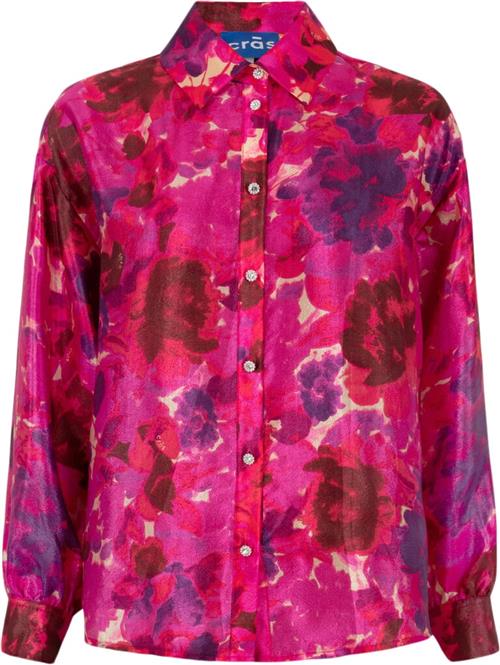 Se Cras Ginacras Shirt Kvinde Pink Garden Langærmede Skjorter Loose Fit Str 34 - Polyester hos Magasin ved Magasin