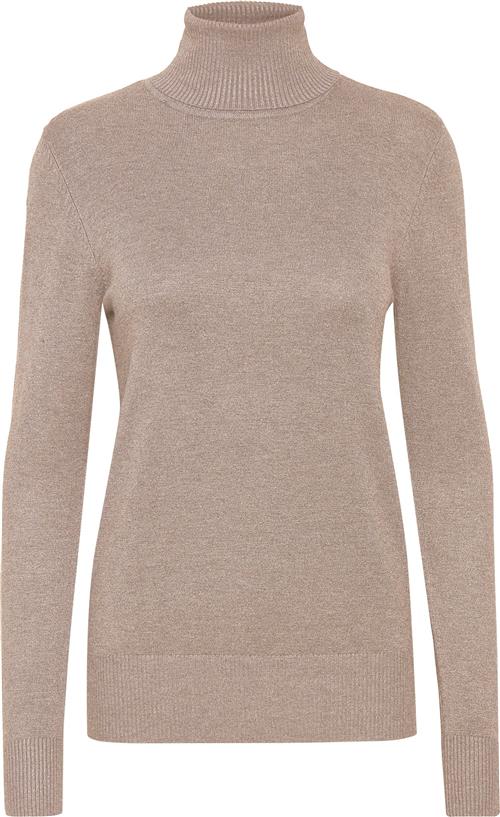 Saint Tropez J2046, Milasz Rollneck Pullover Kvinde Atmos Melange Rullekraver Classic Fit Str L - hos Magasin