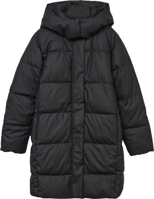 Vero Moda Vmgretakylie Coated Coat Noos Kvinde Black Dunjakker Str L - Polyester hos Magasin